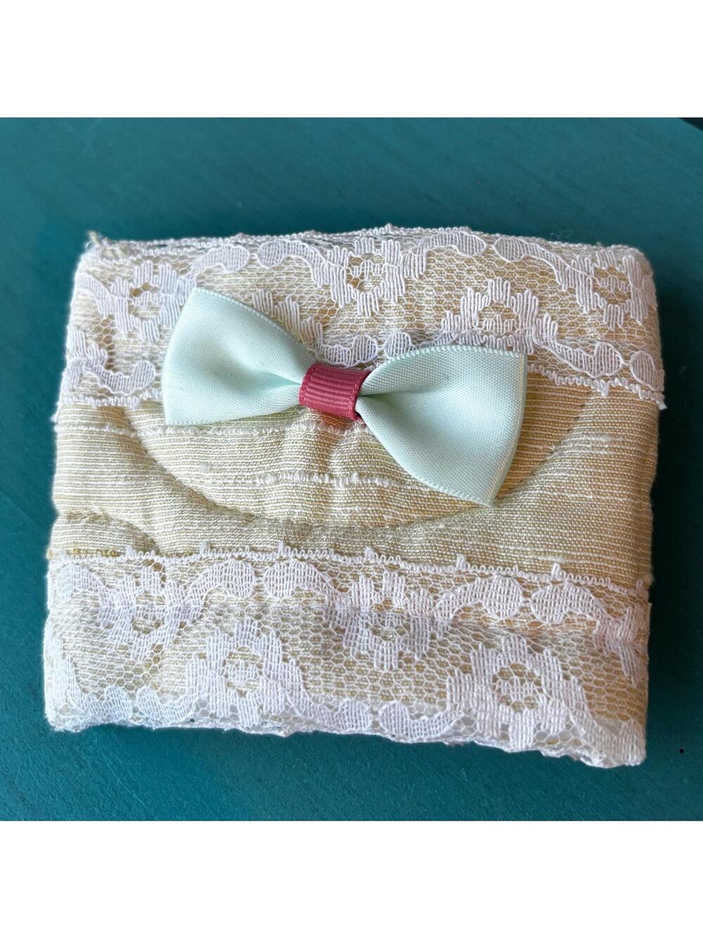 Handmade Lace Coffee Cozy: Hot or Cold Drink Sleeve